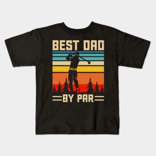 Best Dad By Par T Shirt For Men Kids T-Shirt